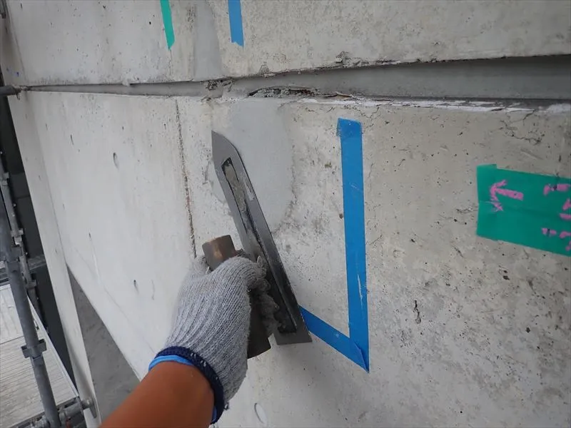 外壁塗装における下地処理の内容