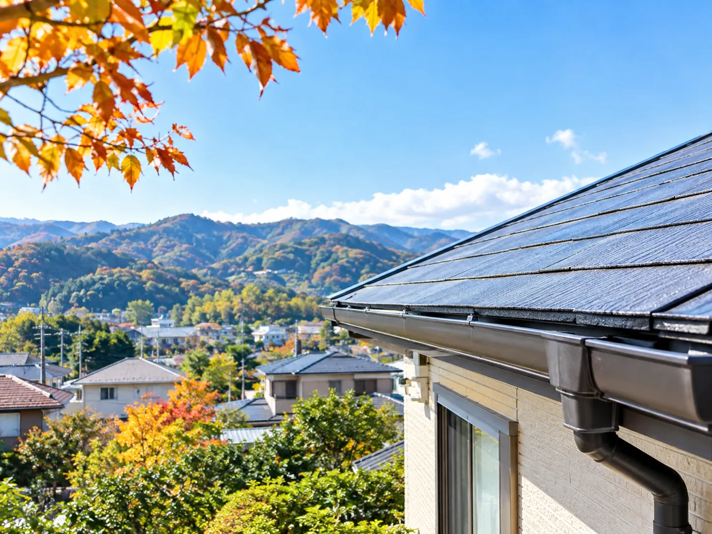 瑞穂町で秋の住まいをチェック。屋根・雨樋の状態を確認してみませんか?