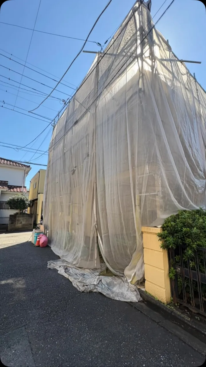本日は所沢で職人さんのお手伝いです。
